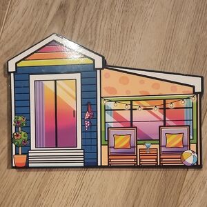 Colorful House Illustration Wall Art